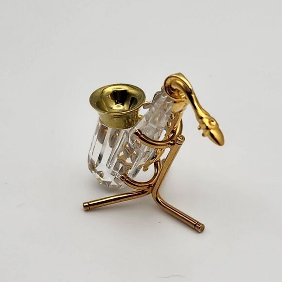 Swarovski Crystal Saxophone & Stand - Picture 5 of 5
